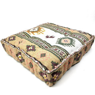 Matraskussen beige kelim