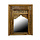 Oosterse  Naturel houten spiegel S