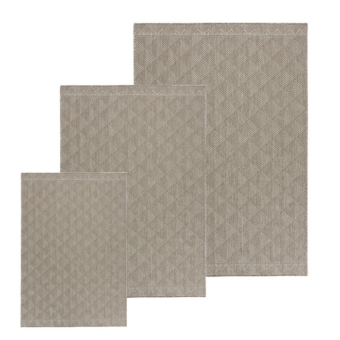 Jute buitenkleed taupe Merel in Wonderland