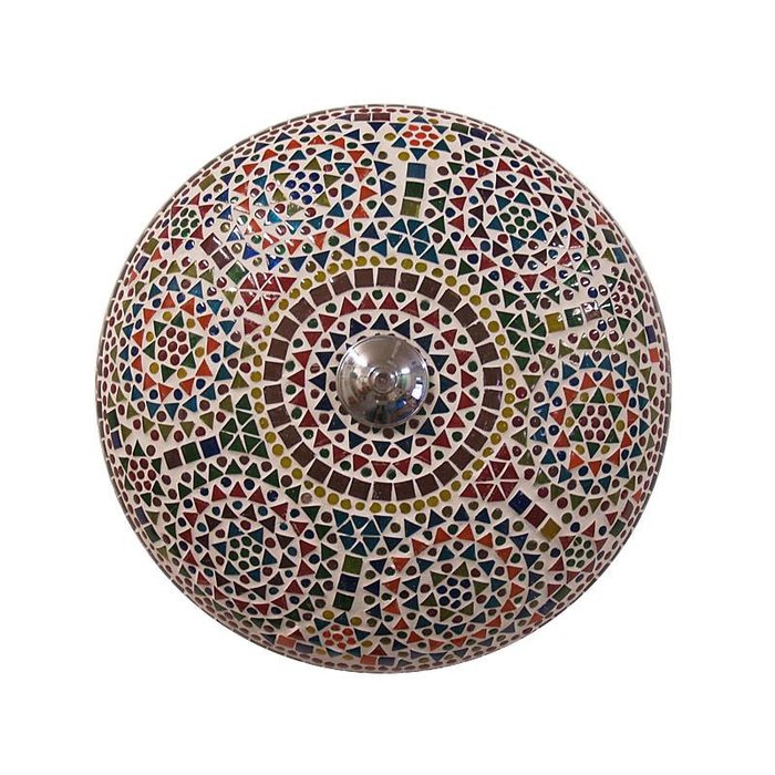 Oosterse plafonniere mozaïek multicolor design