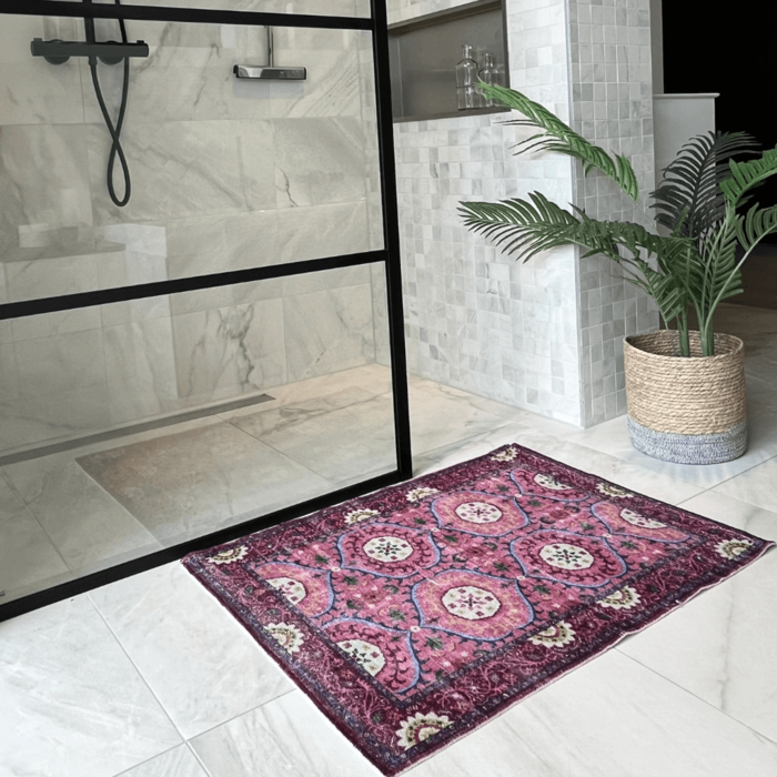 Kelim badmat roze Miracle