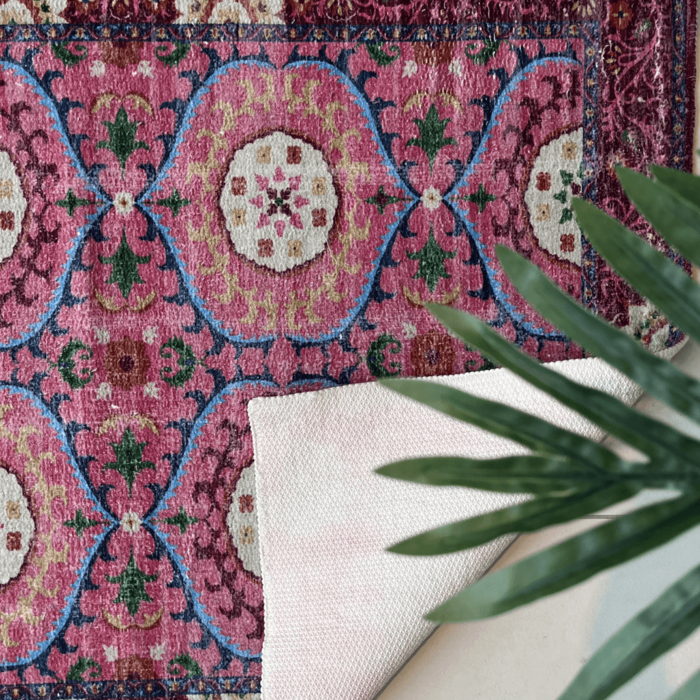 Kelim badmat roze Miracle