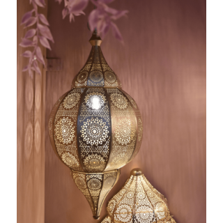 Gouden hanglamp filigrain