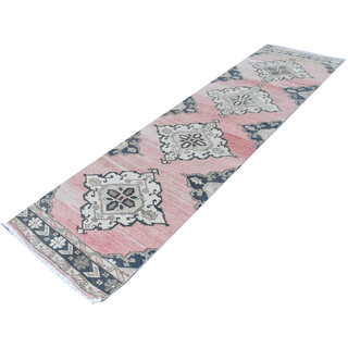 Vintage tapijt loper 84X305cm