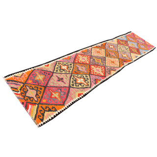 vintage tapijt / loper 85X381cm