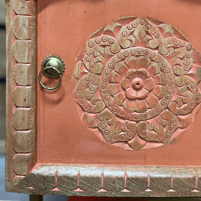 Nachtkastje Coco zalm roze