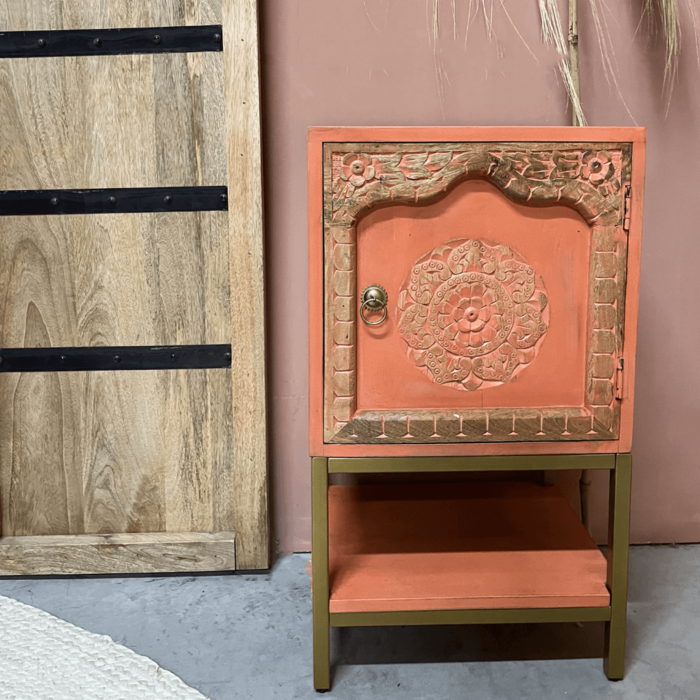 Nachtkastje Coco zalm roze