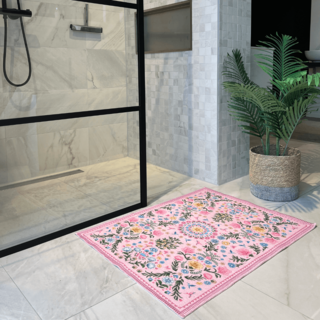 Badmat Garden roze