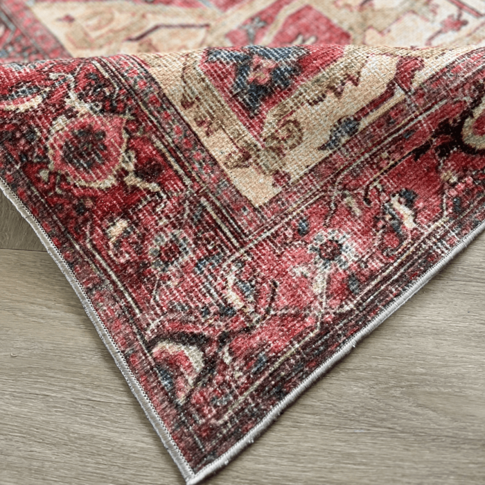 Vintage look vloerkleed Fall multi