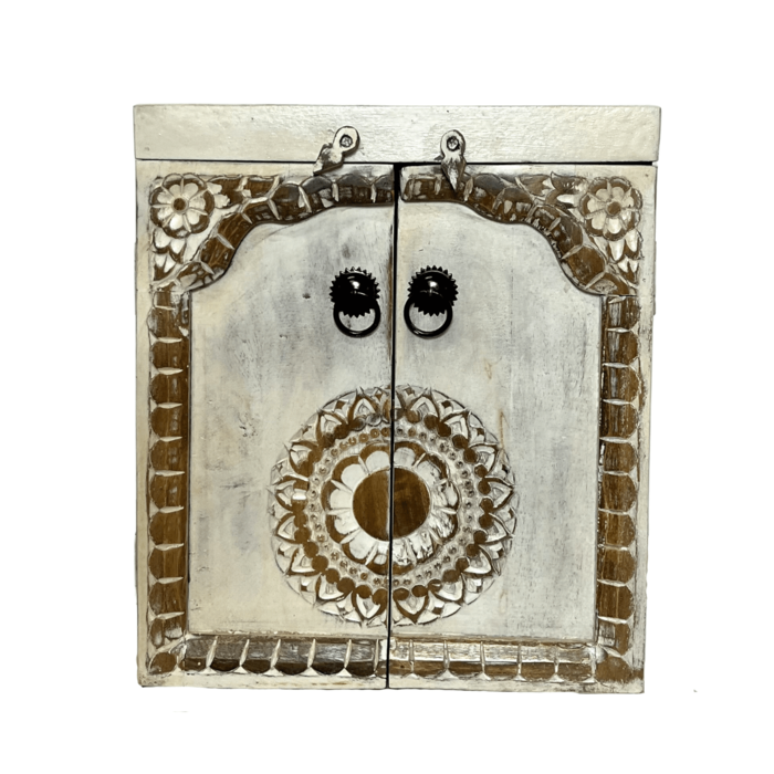 Badkamerkastje Bloem wit