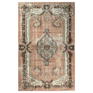 Vintage tapijt roze 186x281cm