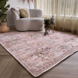 Wonder Rugs Rozenkelim roze