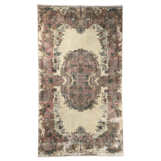 Vintage tapijt roze 159x280cm