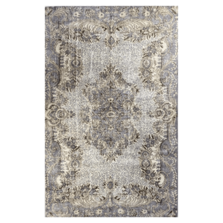 Vintage vloerkleed grijs 199x300cm