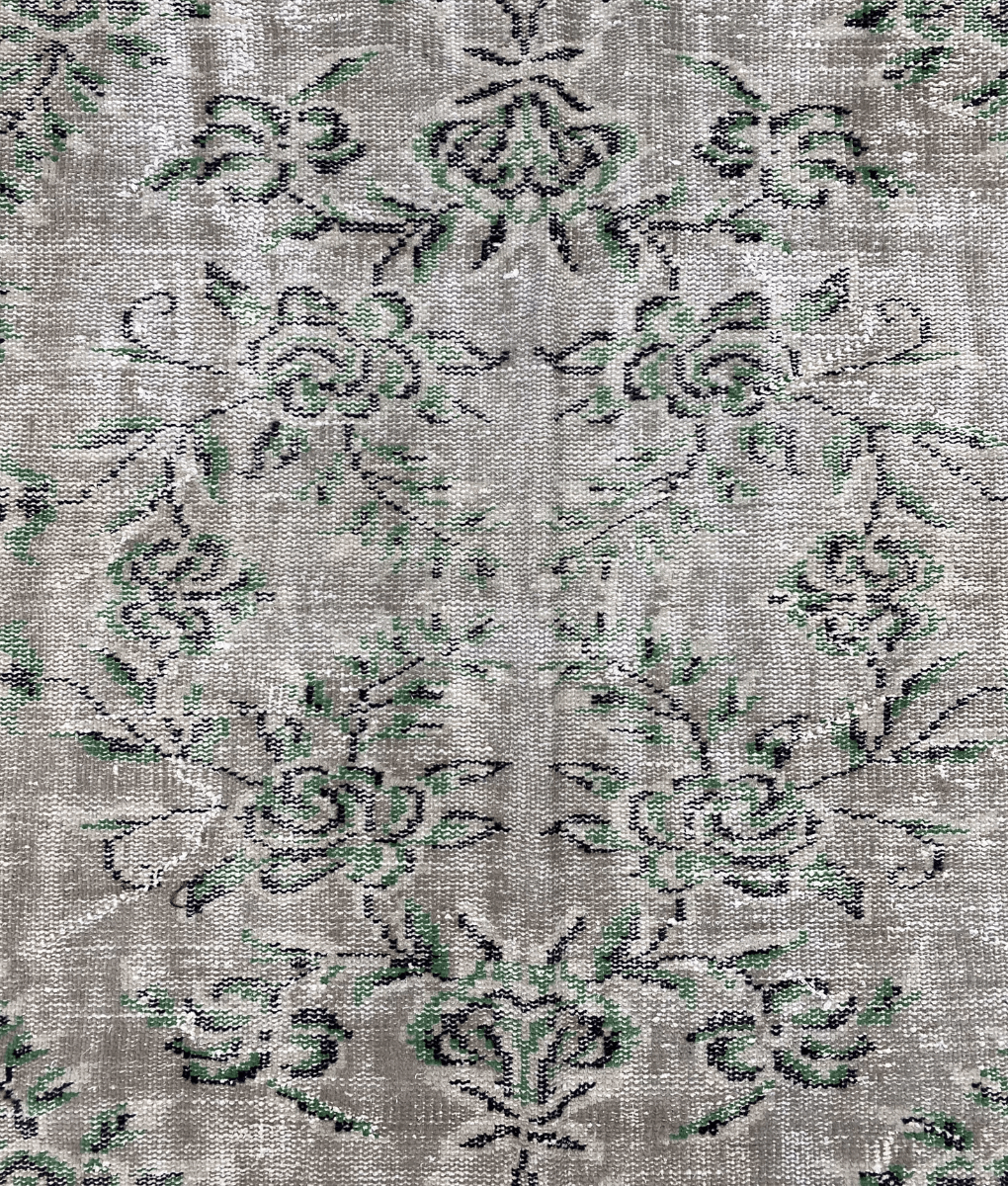 Vintage vloerkleed groen 178 x 288 cm