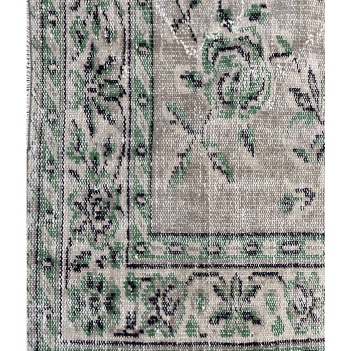 Vintage vloerkleed groen 178 x 288 cm