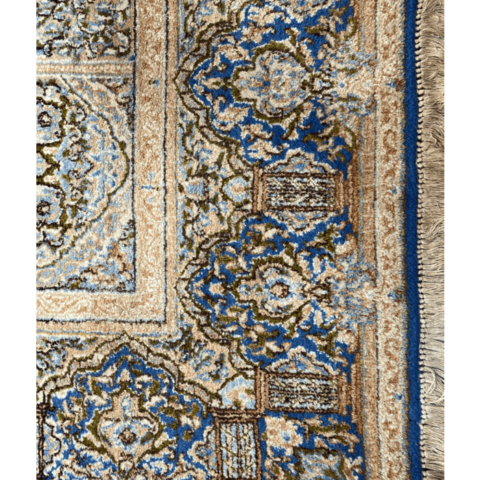 Perzisch vloerkleed blauw 239 x 344 cm