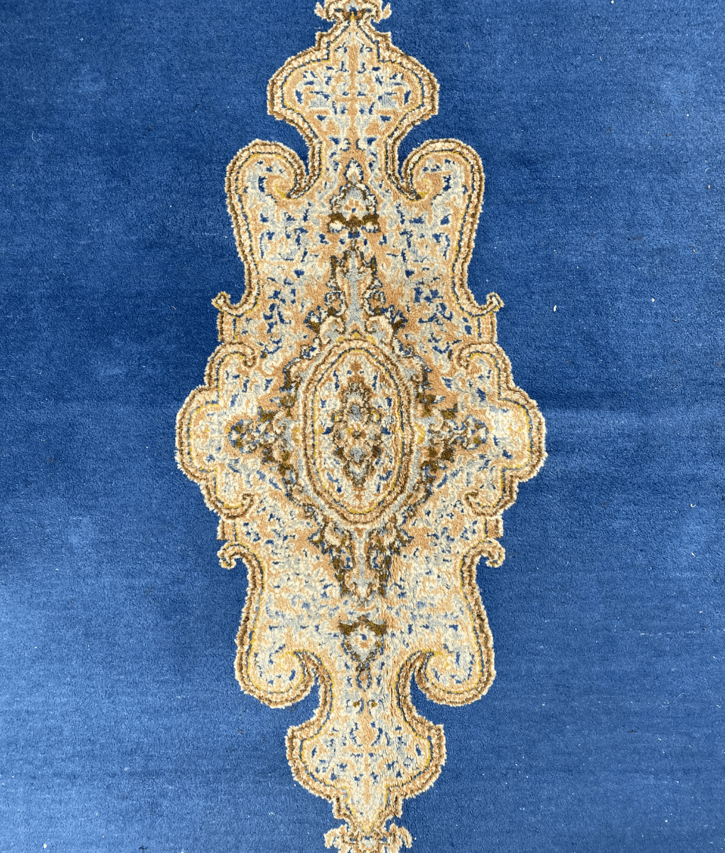 Perzisch vloerkleed blauw 239 x 344 cm