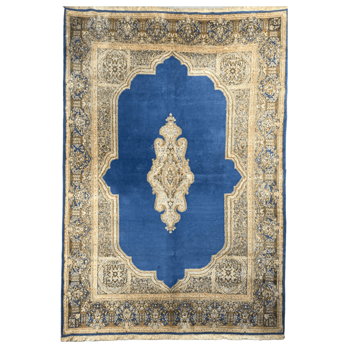 Perzisch vloerkleed blauw 239 x 344 cm