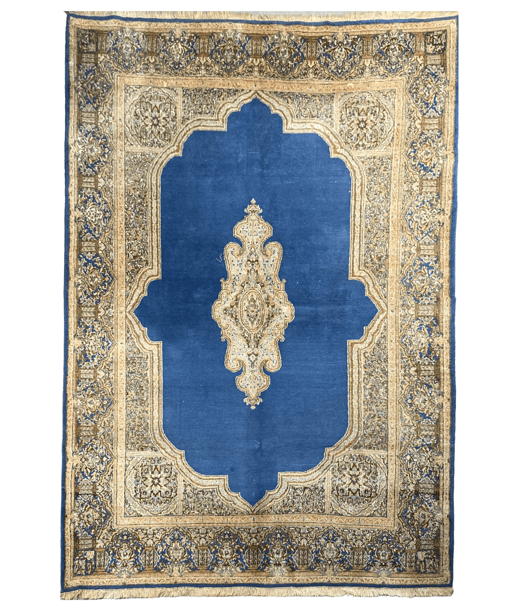 Perzisch vloerkleed blauw 239 x 344 cm