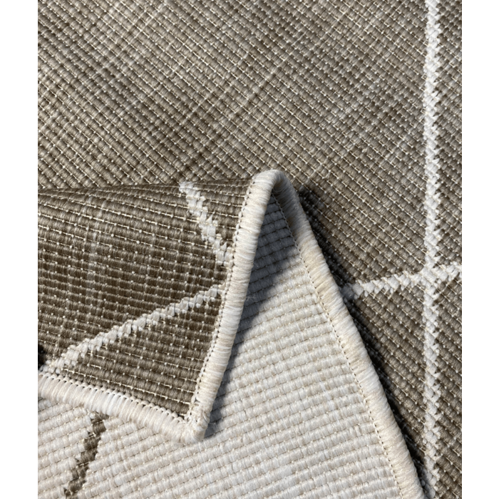 Wonder Rugs Jute buitenkleed creme