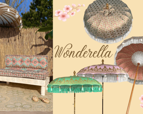 De  meest kleurrijke parasols shop je bij Merel in Wonderland!