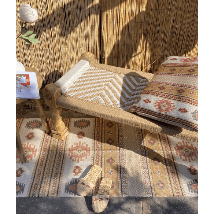 Wonder Rugs Loper/ balkonkleed yellow kelim