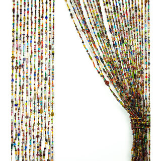 Glaskralengordijn multi