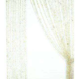 Glaskralengordijn transparant