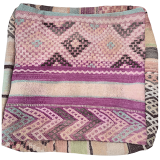 Berber poef zacht paars