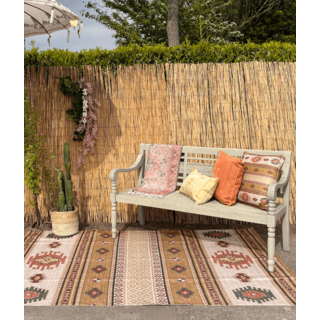 Wonder Rugs Kelim buitenkleed yellow/ beige