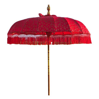 Parasol red flower