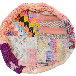 Marokkaanse poef rond Lieke