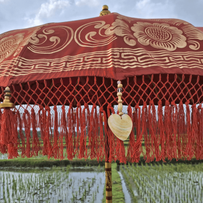 Terra Bali parasol met goud