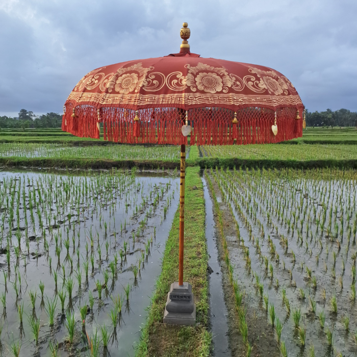 Terra Bali parasol met goud