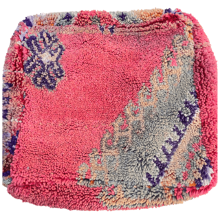 Marokkaanse poef rood