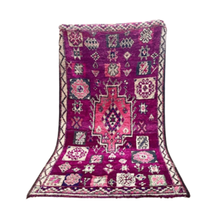 Marokkaans vloerkleed paars 281x158cm