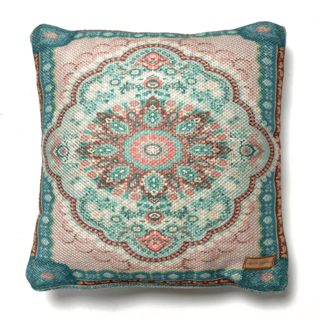 Kelim kussen Pinky blue