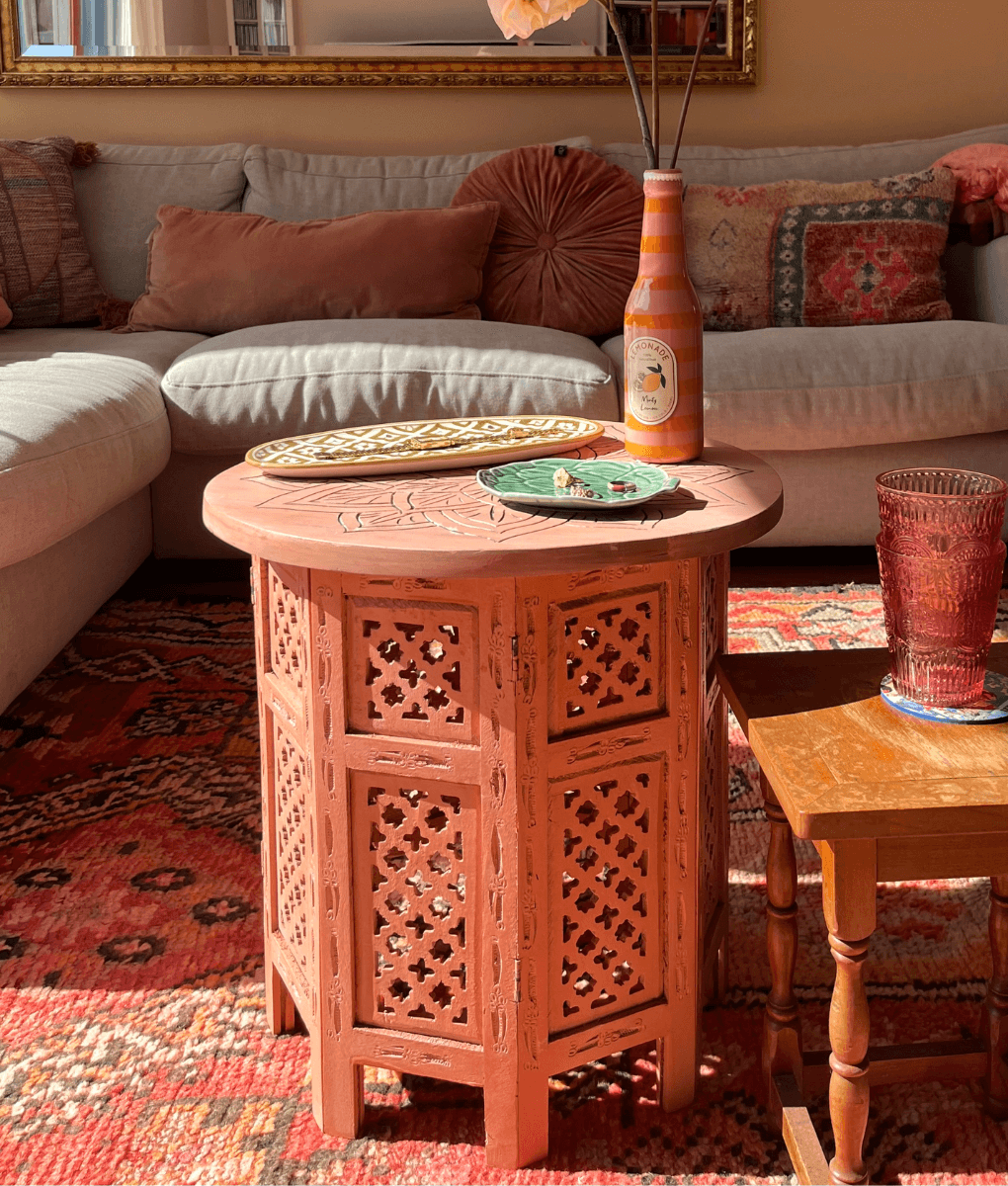 Oosterse koffietafel Roze