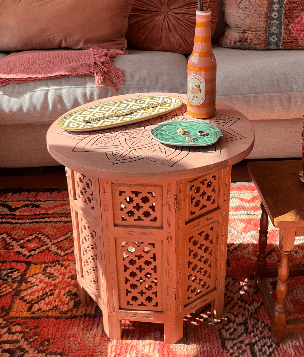 Oosterse koffietafel Roze