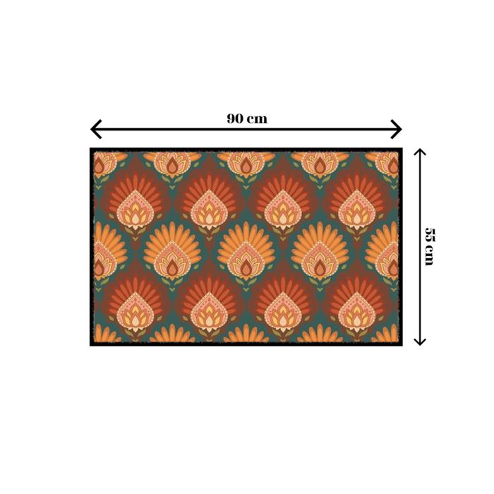 Deurmat Majestic turquoise