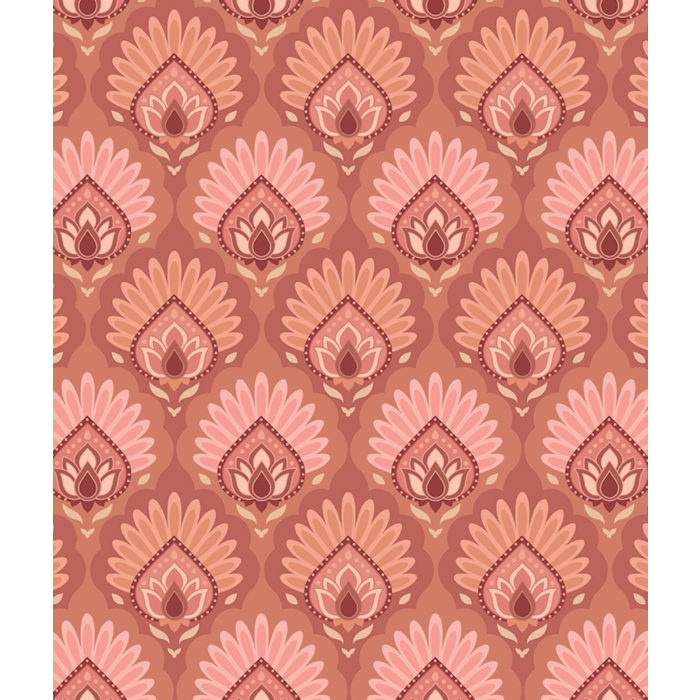 Deurmat /droogloopmat op maat - Majestic roze