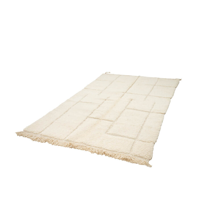 Berber vloerkleed Beni Ouarain geschoren 156 x 280 cm