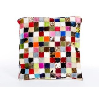 Kussen vierkant leer