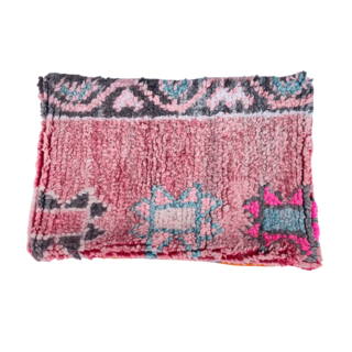 Berber kussen warm roze