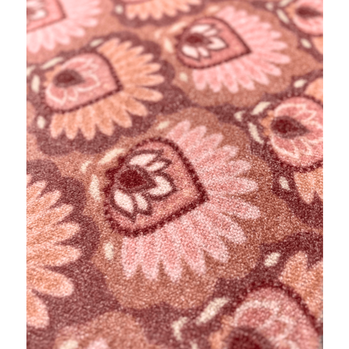 Deurmat /droogloopmat op maat - Majestic roze