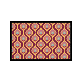 Deurmat Poppy Flower