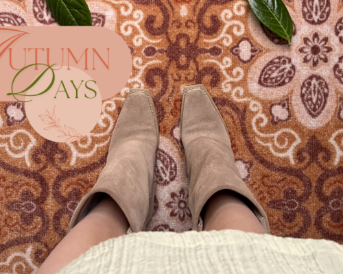 Warme herfstkleuren en zachte materialen