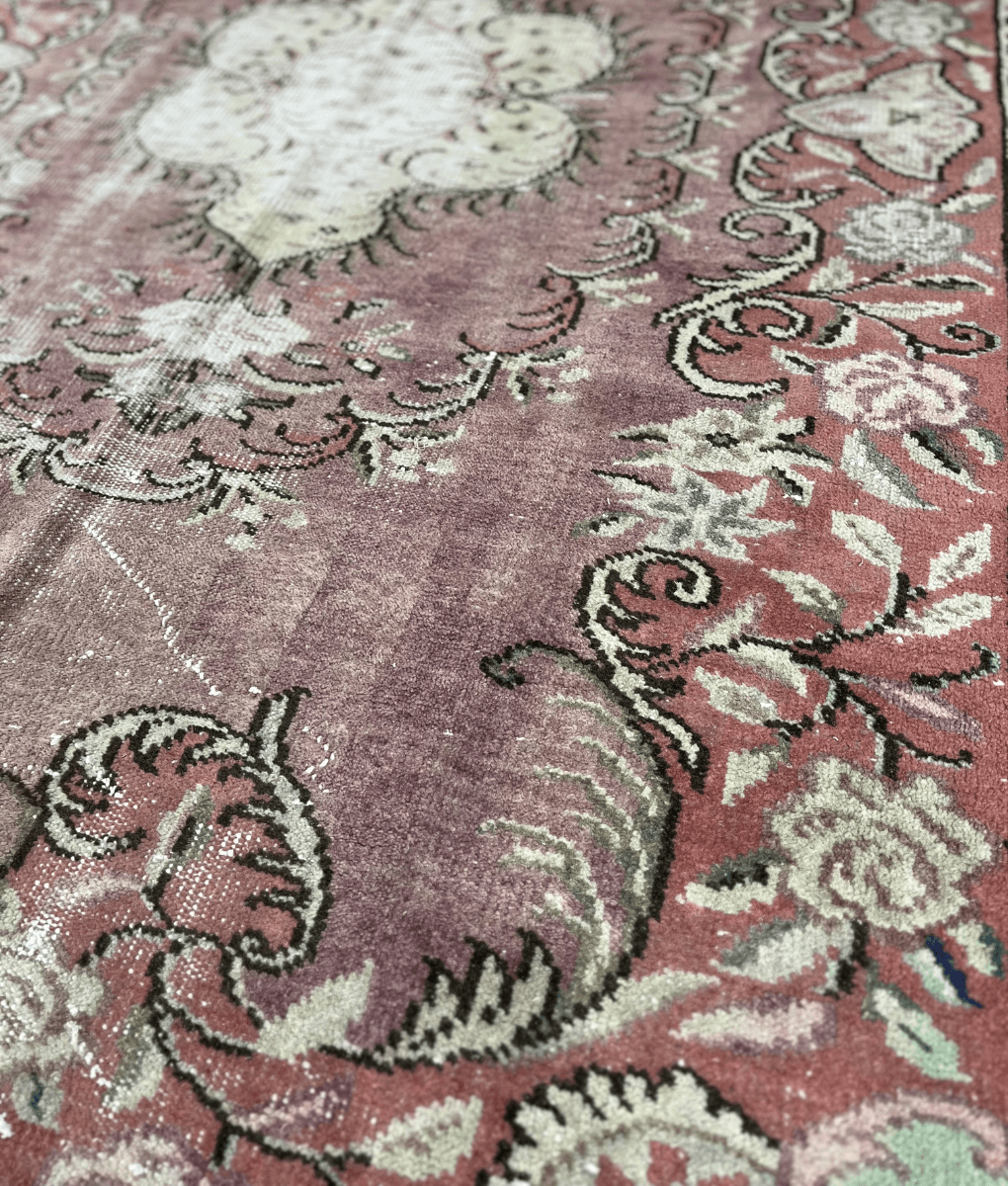 Vintage vloerkleed medaillon 146x239cm