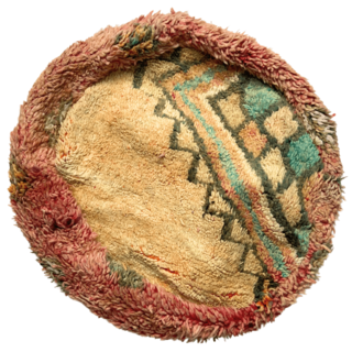 Marokkaanse poef rond Rachel